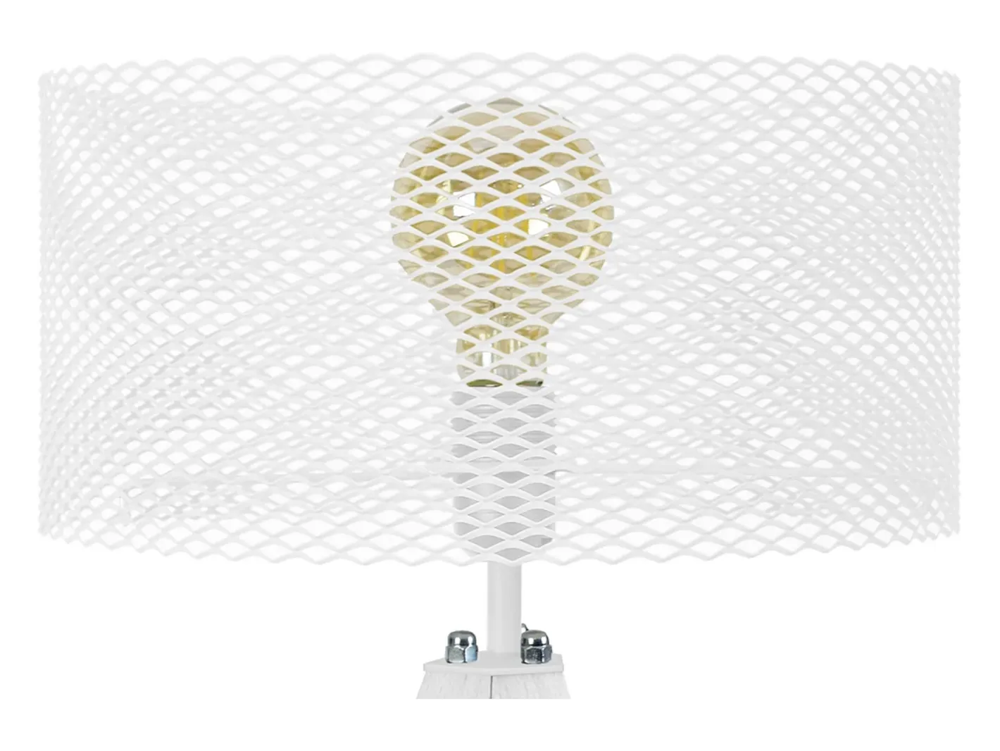 TOSEL Lámpara de noche ,madera, ,A54xD30xP30cm Blanco New