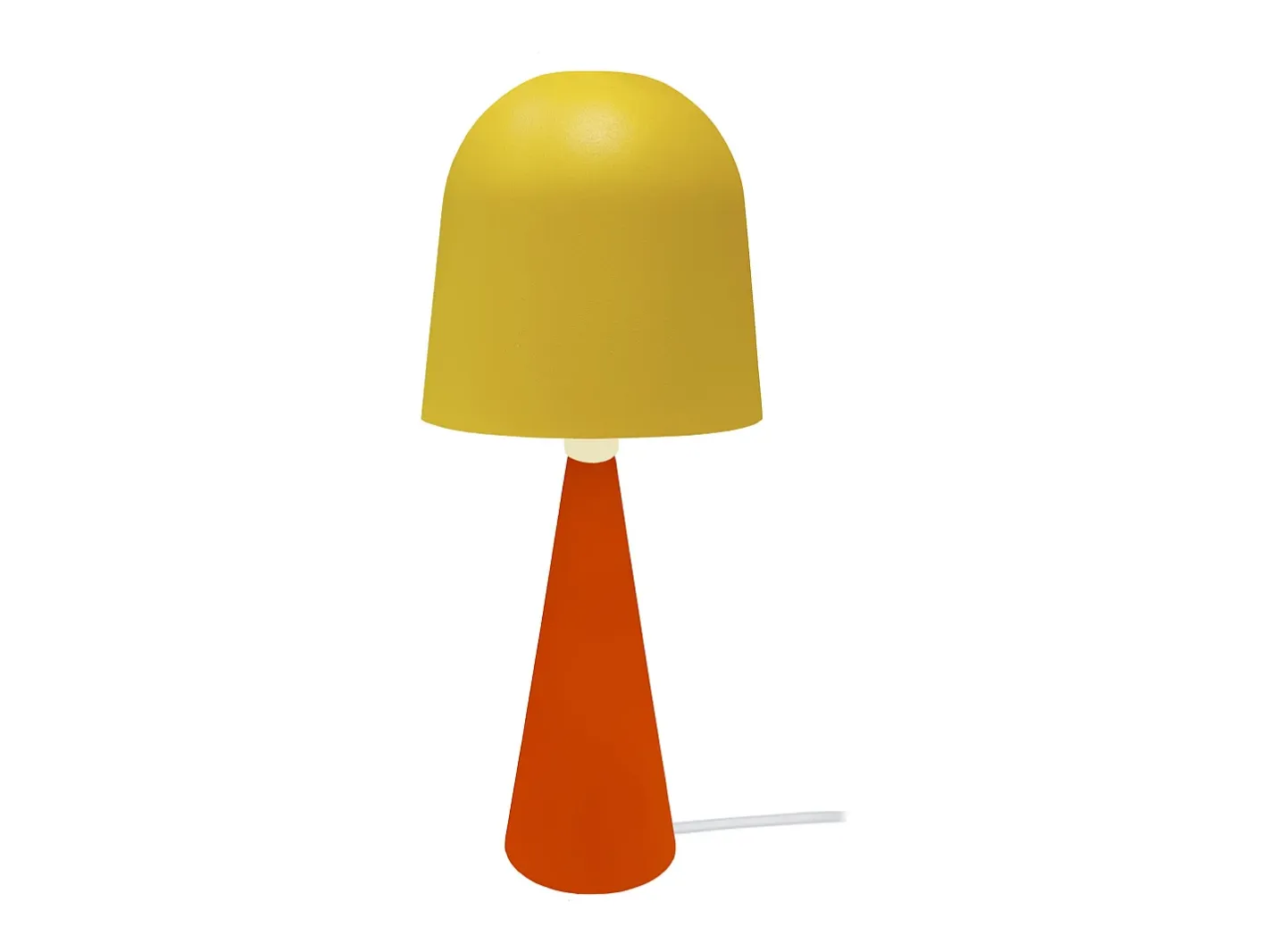 TOSEL Lámpara de noche ,metal,madera,AMARILLO,A37xD17xP17cm Amarillo claro Best