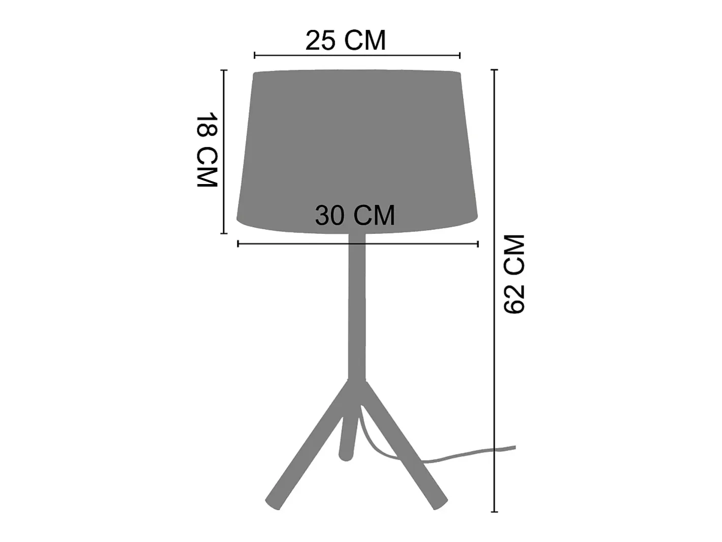 Sale TOSEL Lámpara de noche ,metal,AMARILLO,A47xD35xP35cm Amarillo claro