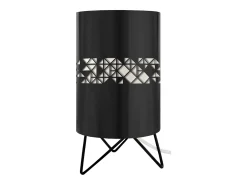 Online TOSEL Lámpara de noche ,metal, ,A27xD16xP16cm Negro