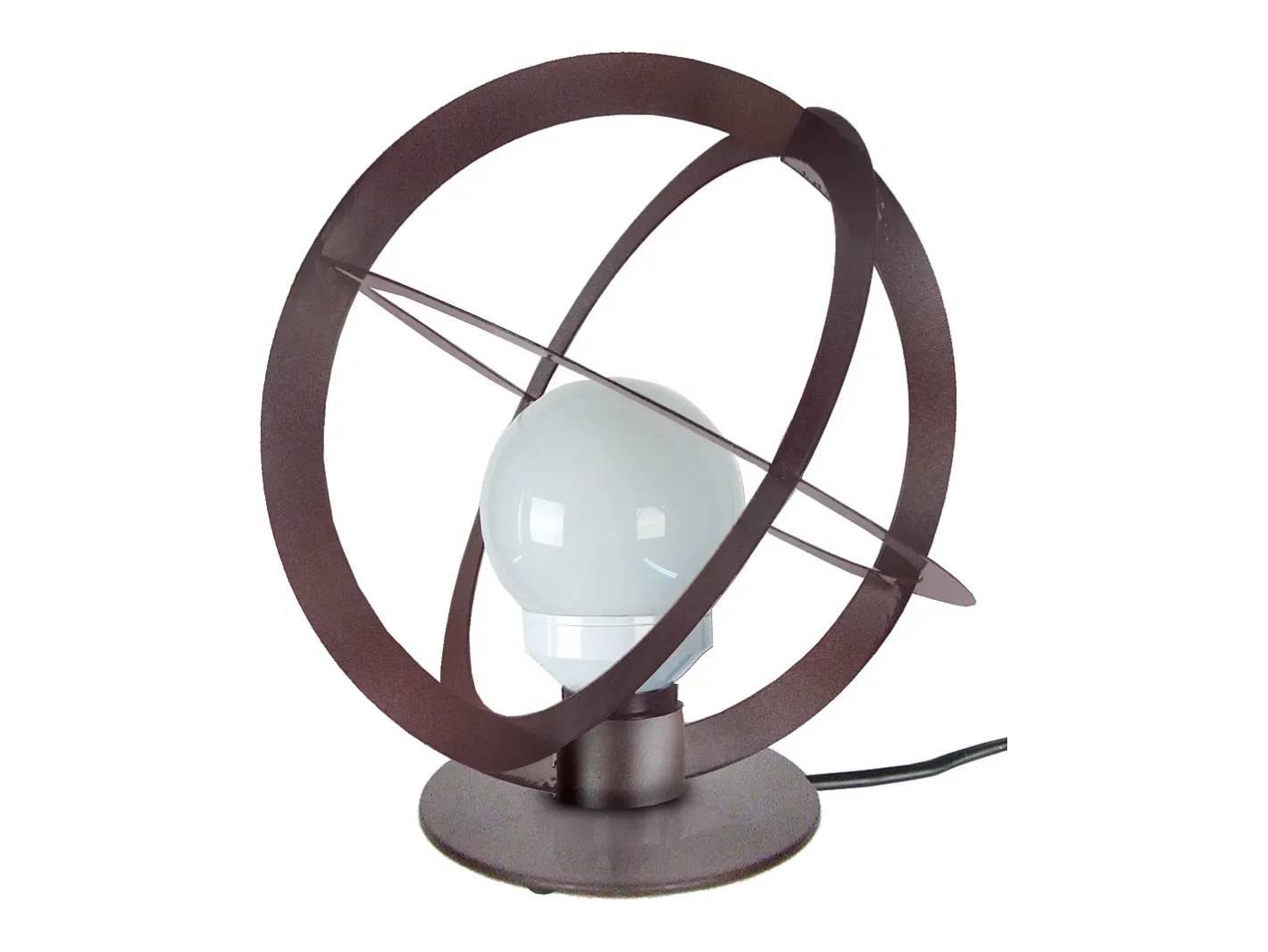 Clearance TOSEL Lámpara de noche ,metal,Marrón,A39xD18xP18cm Marru00f3n
