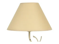 TOSEL Lámpara De Mesa-Lámpara de noche ,metal, ,A47xD30xP30cm Beige