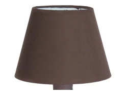 TOSEL Lámpara De Mesa-Lámpara de noche ,metal,Marrón,A29xD18xP18 cm Marru00f3n