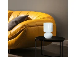TOSEL Lámpara de noche ,vidrio,,A24xD14xP14 cm Blanco Sale