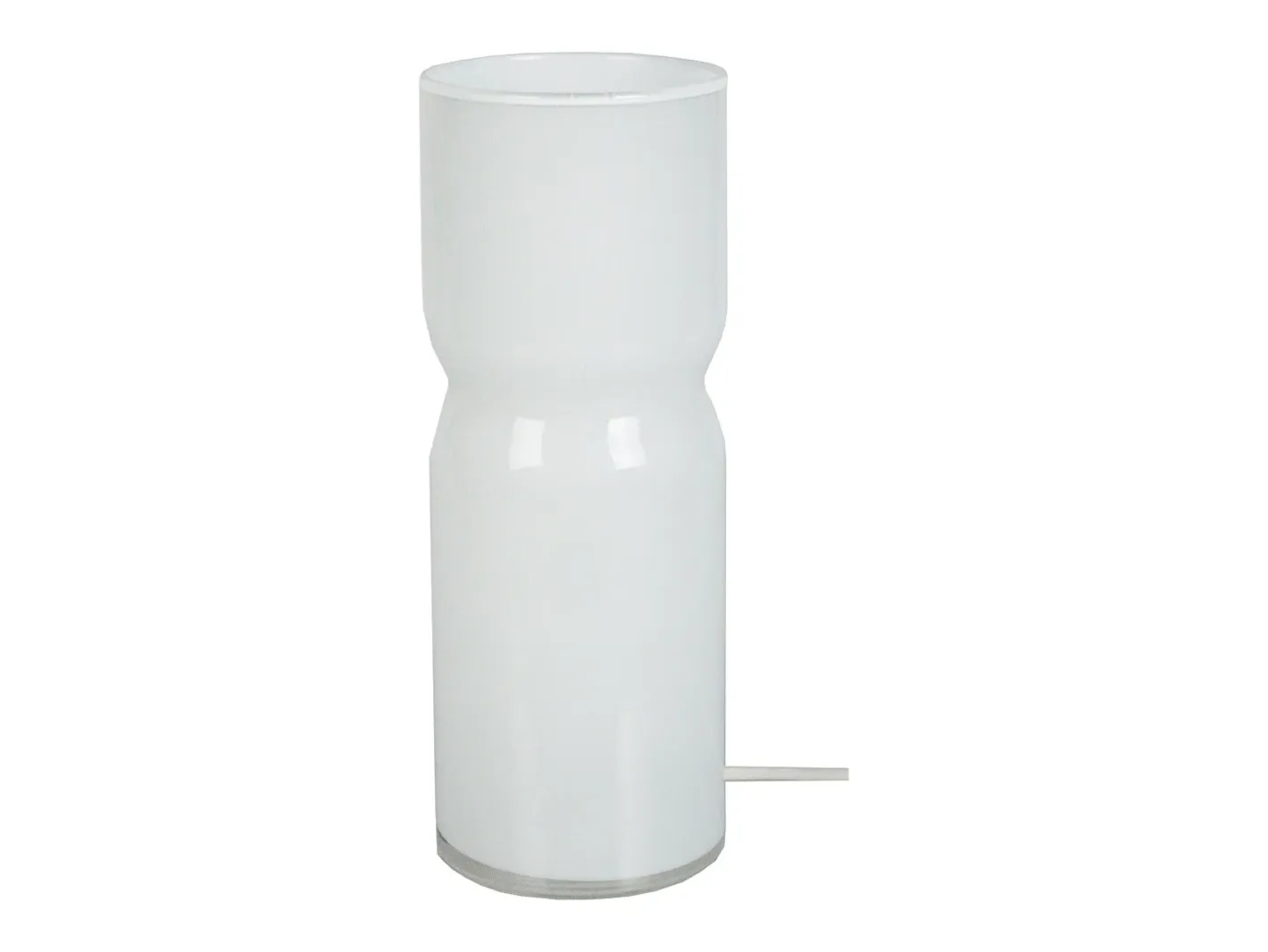 TOSEL Lámpara De Mesa-Lámpara de noche ,vidrio,,A27xD10xP10cm Blanco