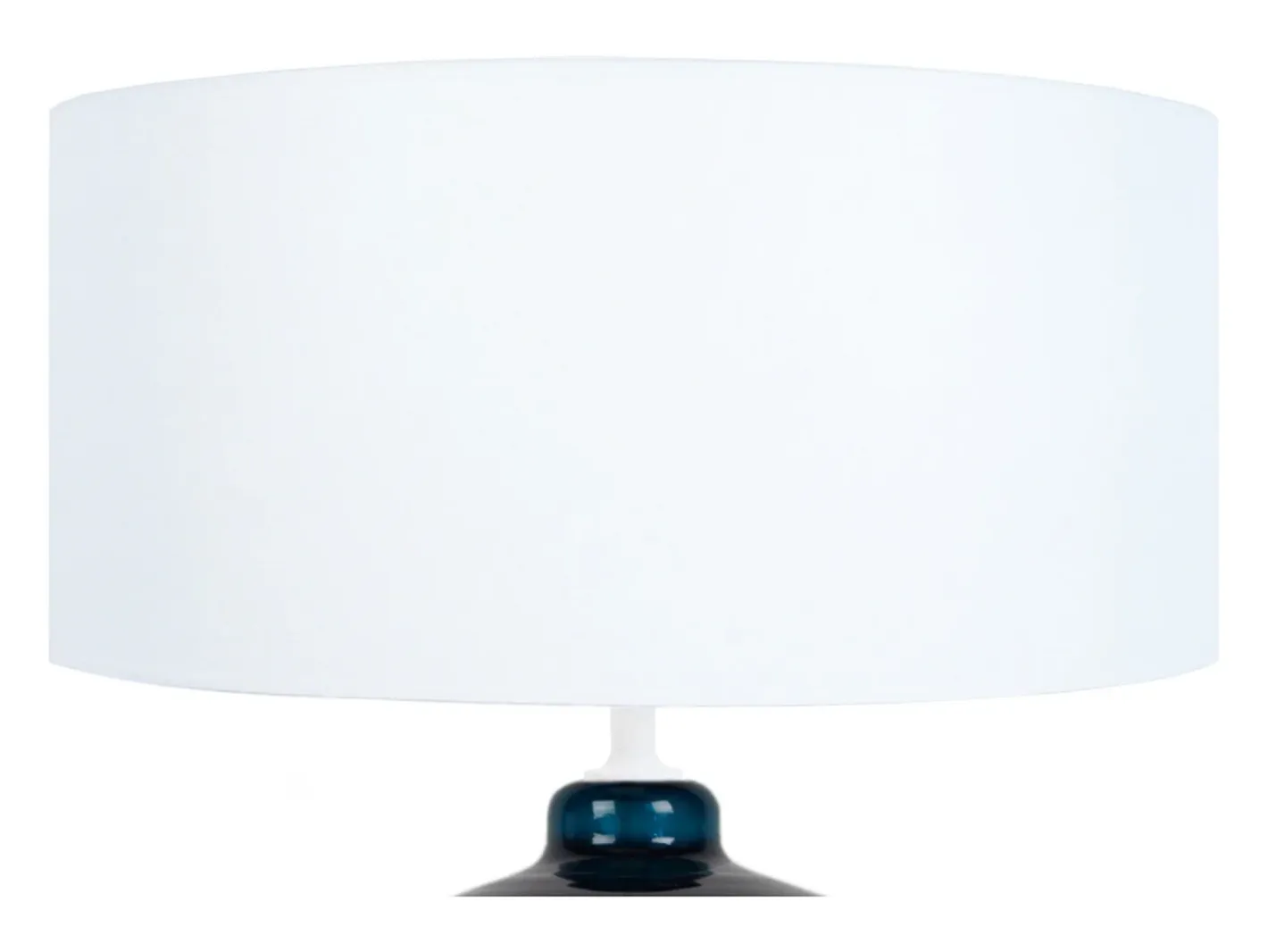 TOSEL Lámpara De Mesa-Lámpara de noche ,vidrio, , A 48xD35xP35cm Azul