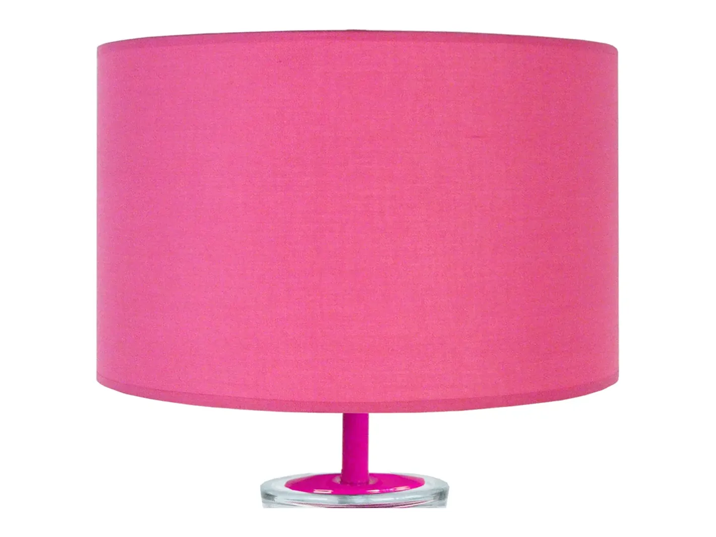 TOSEL Lámpara De Mesa-Lámpara de noche ,vidrio, ,A30xD25xP25cm Rosa