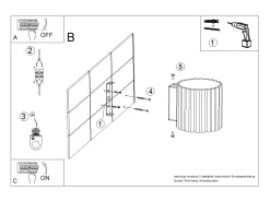 Sollux Lighting Aplique Para Pared-Lámpara De Pared Aura Minimalista De Aluminio - 1 Fuentes Luminosas - L.10 X A.10 Cm - Moca Bronce