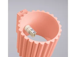 Sollux Lighting Aplique Para Pared-Lámpara De Pared Aura Minimalista De Aluminio - 1 Fuentes Luminosas - L.10 X A.10 Cm - Aterciopelado Rosa