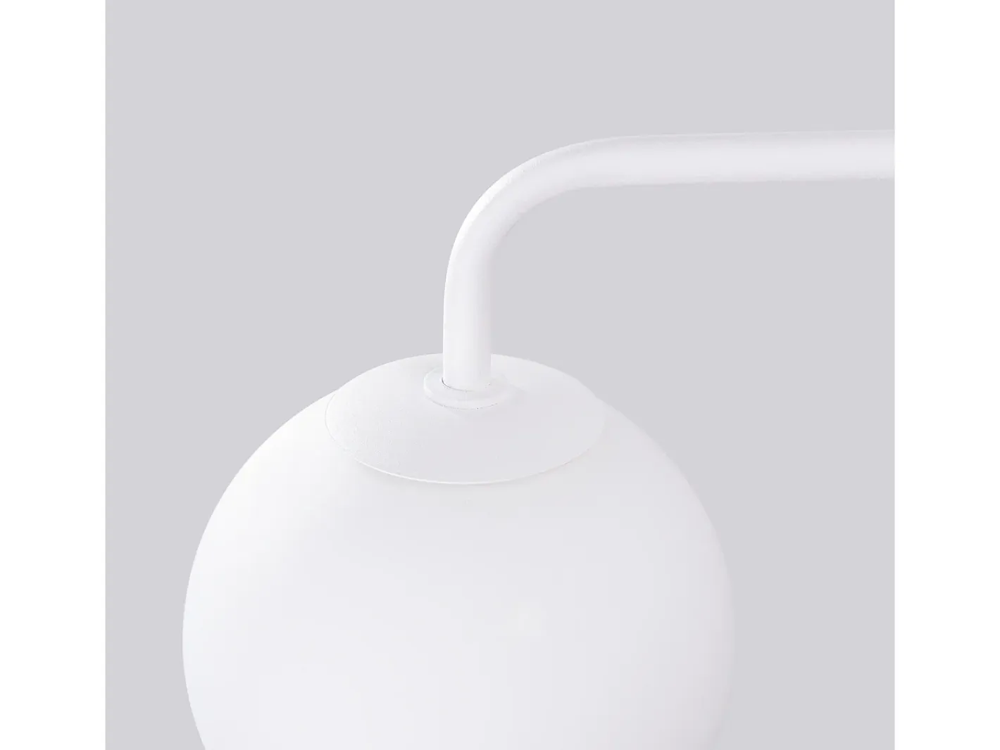 Sale Sollux Lighting Lámpara de pared Bealy minimalista de acero/vidrio - 1 fuentes luminosas 4000K - L.10 x A.21 cm - Blanco