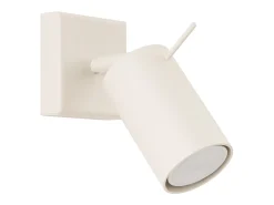 Sollux Lighting Lámpara de pared Briix moderno de acero - 1 fuentes luminosas 3000K - L.8 x A.8 cm - Beige