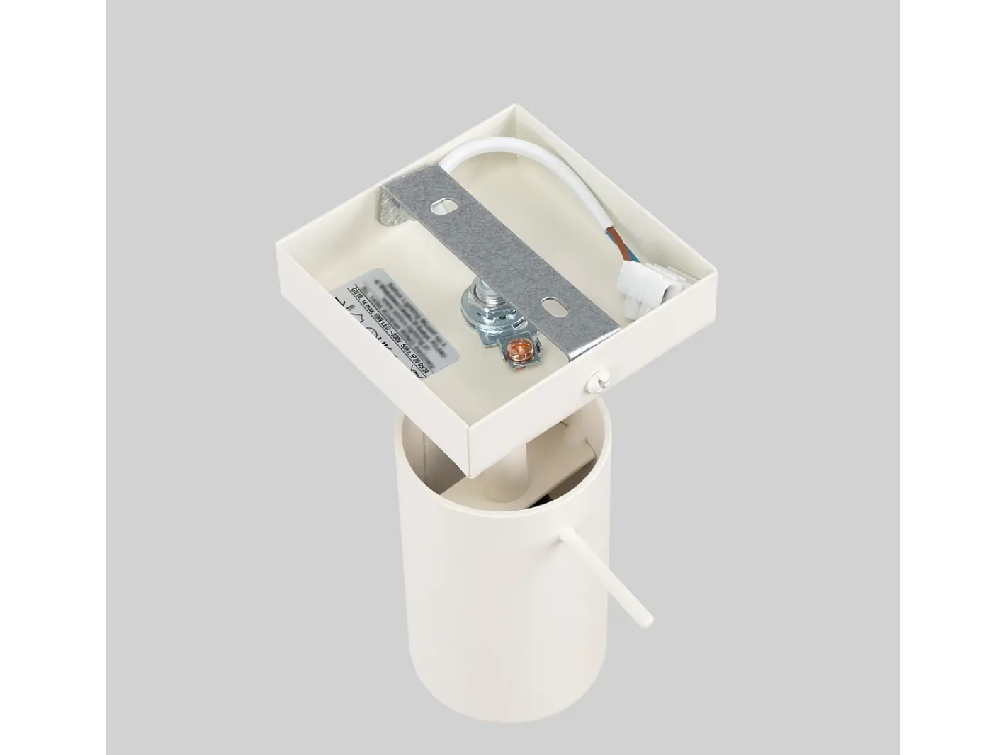 Sollux Lighting Lámpara de pared Briix moderno de acero - 1 fuentes luminosas 3000K - L.8 x A.8 cm - Beige