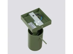 Sollux Lighting Aplique Para Pared-Lámpara de pared Briix moderno de acero - 1 fuentes luminosas 4000K - L.8 x A.8 cm - oliva Verde