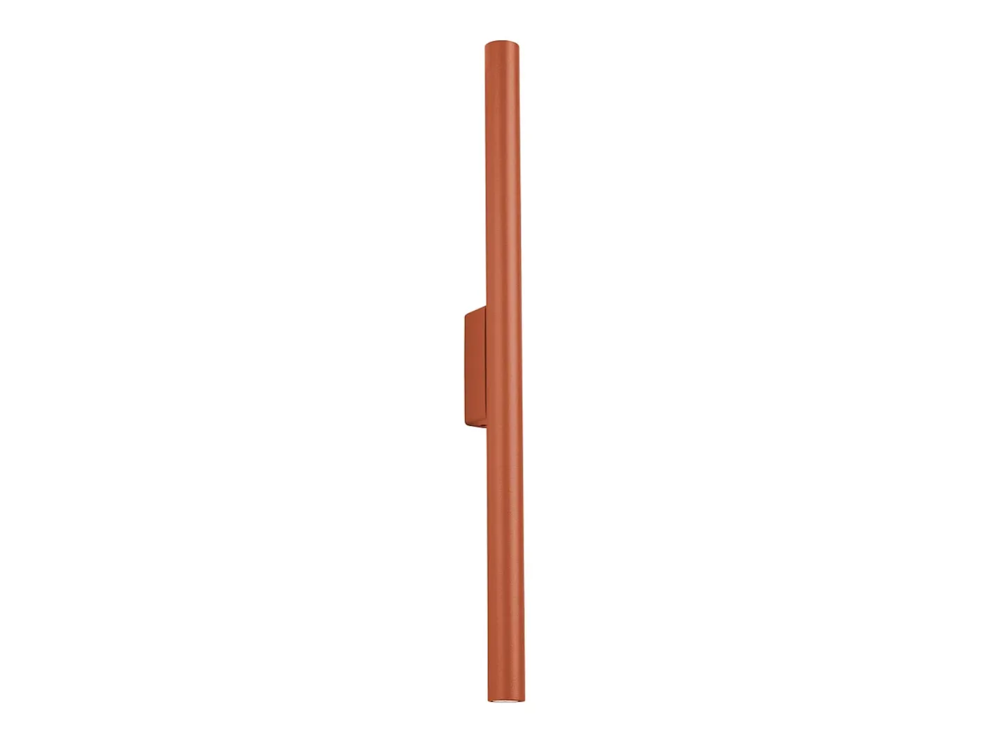 Sollux Lighting Aplique Para Pared-Lámpara de pared Brill moderno de acero - 2 fuentes luminosas 4000K - L.2,5 x A.50 cm - ocre Rojo