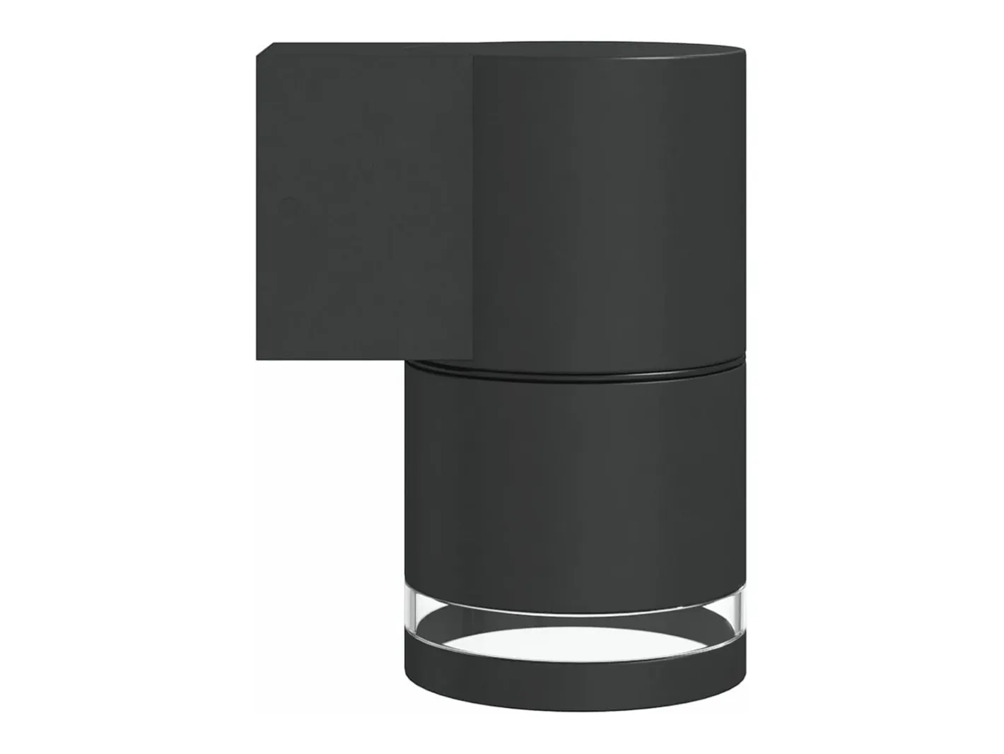 Lámpara de pared de exterior aluminio fundido ES612919 Negro