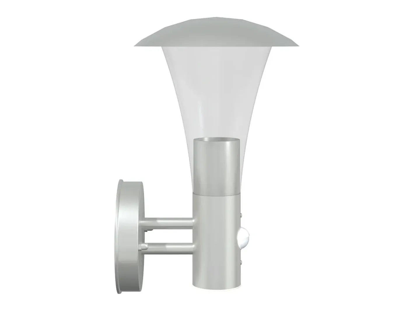 Lámpara de pared de exterior con sensor acero inoxidable ES508278 Plateado Sale