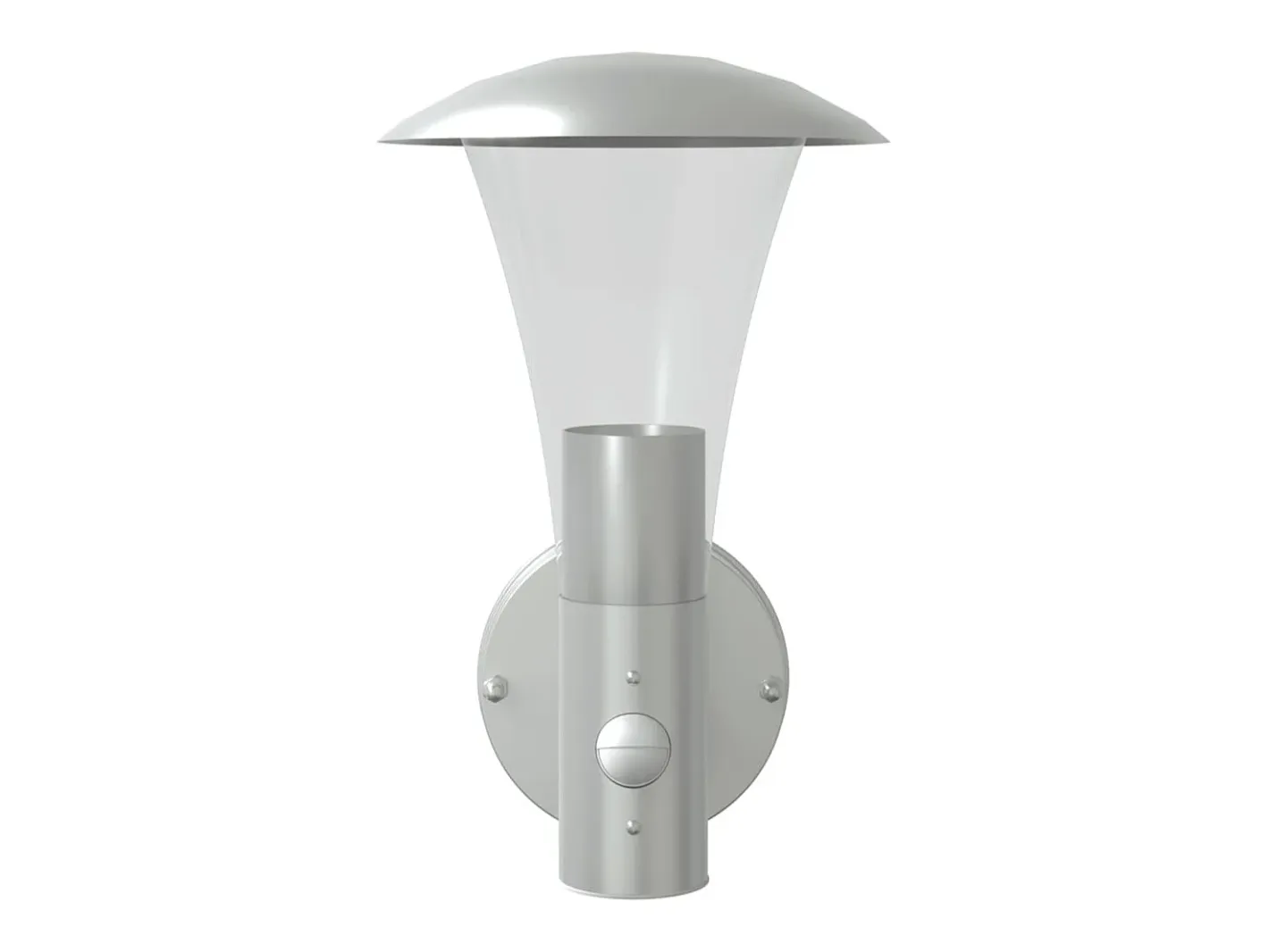 Lámpara de pared de exterior con sensor acero inoxidable ES508278 Plateado Sale