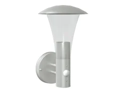 Lámpara de pared de exterior con sensor acero inoxidable ES508278 Plateado Sale