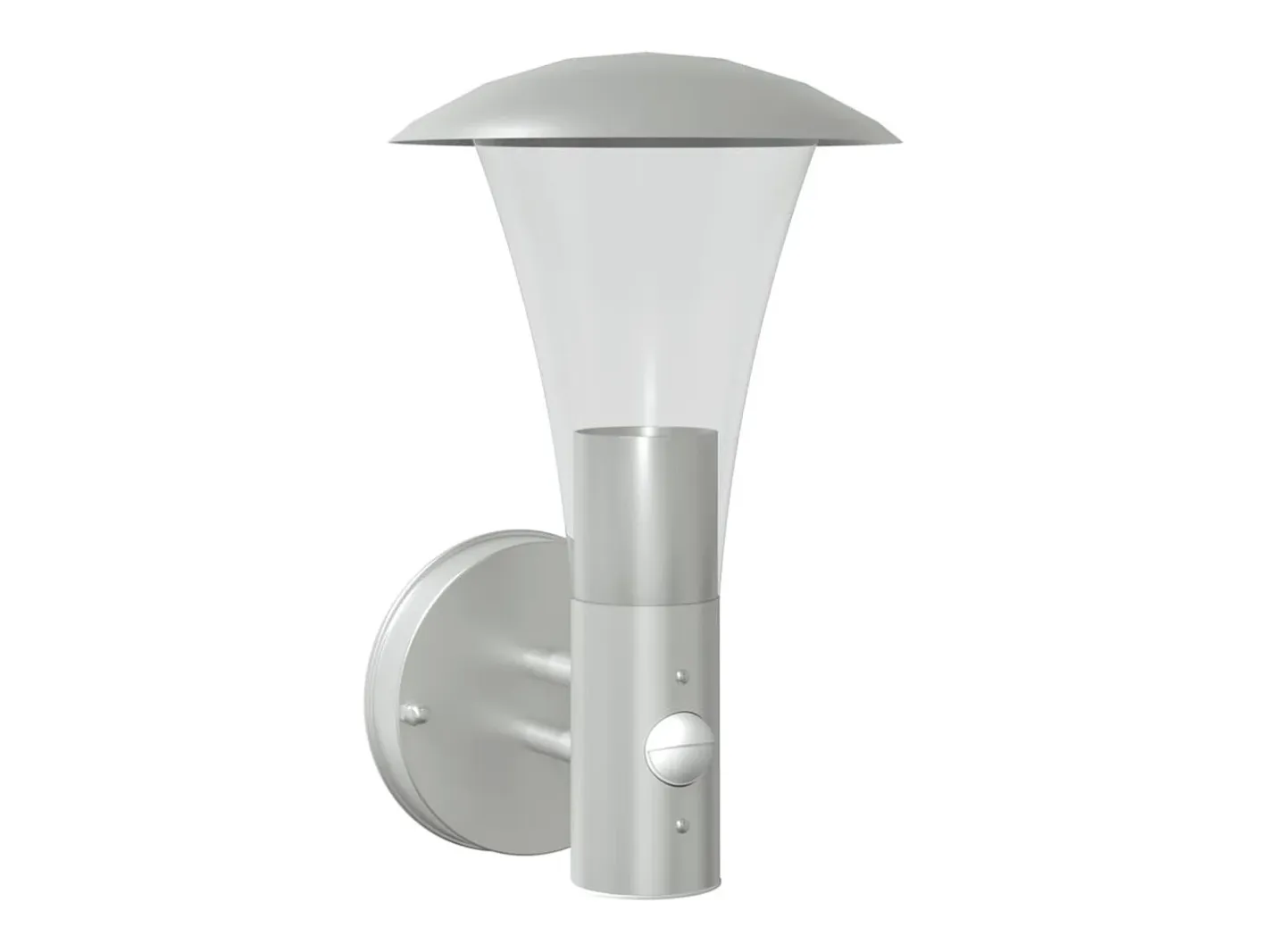 Lámpara de pared de exterior con sensor acero inoxidable ES508278 Plateado Sale