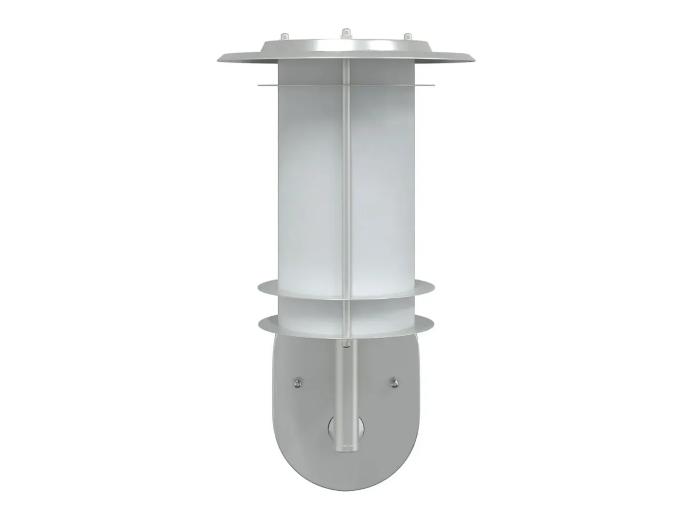 Lámpara de pared de exterior con sensor acero inoxidable ES303473 Plateado Online