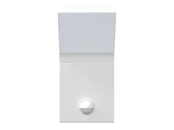 Lámpara de pared de exterior LED con sensor aluminio ES121813 Blanco