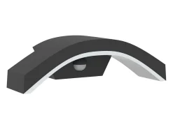 Aplique Para Pared-Lámpara de pared de exterior LED aluminio fundido ES252964 Negro