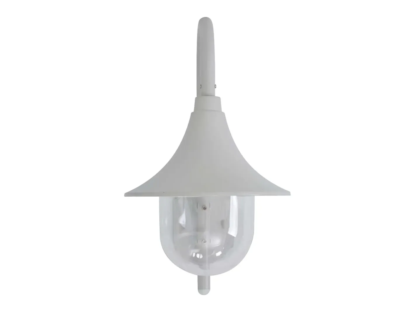 Lámpara de pared de jardín aluminio blanca E27 42 cm ES263457 Blanco Best