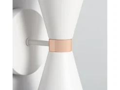 Online Ledkia Lámpara de Pared de Metal Kusini Blanco Multicolor