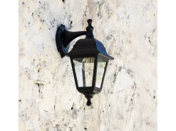 Ledkia Lámpara de Pared Exterior Mini Villa Negro Outlet