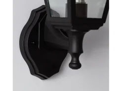 Ledkia Lámpara de Pared Exterior Mini Villa Negro Outlet