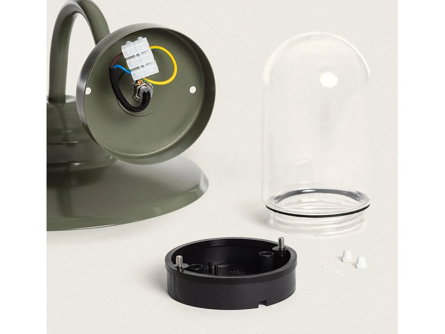 Ledkia Lámpara de Pared Exterior Aluminio Adaoua Verde Clearance
