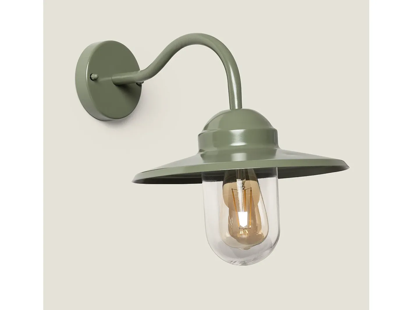 Ledkia Lámpara de Pared Exterior Aluminio Adaoua Verde Clearance