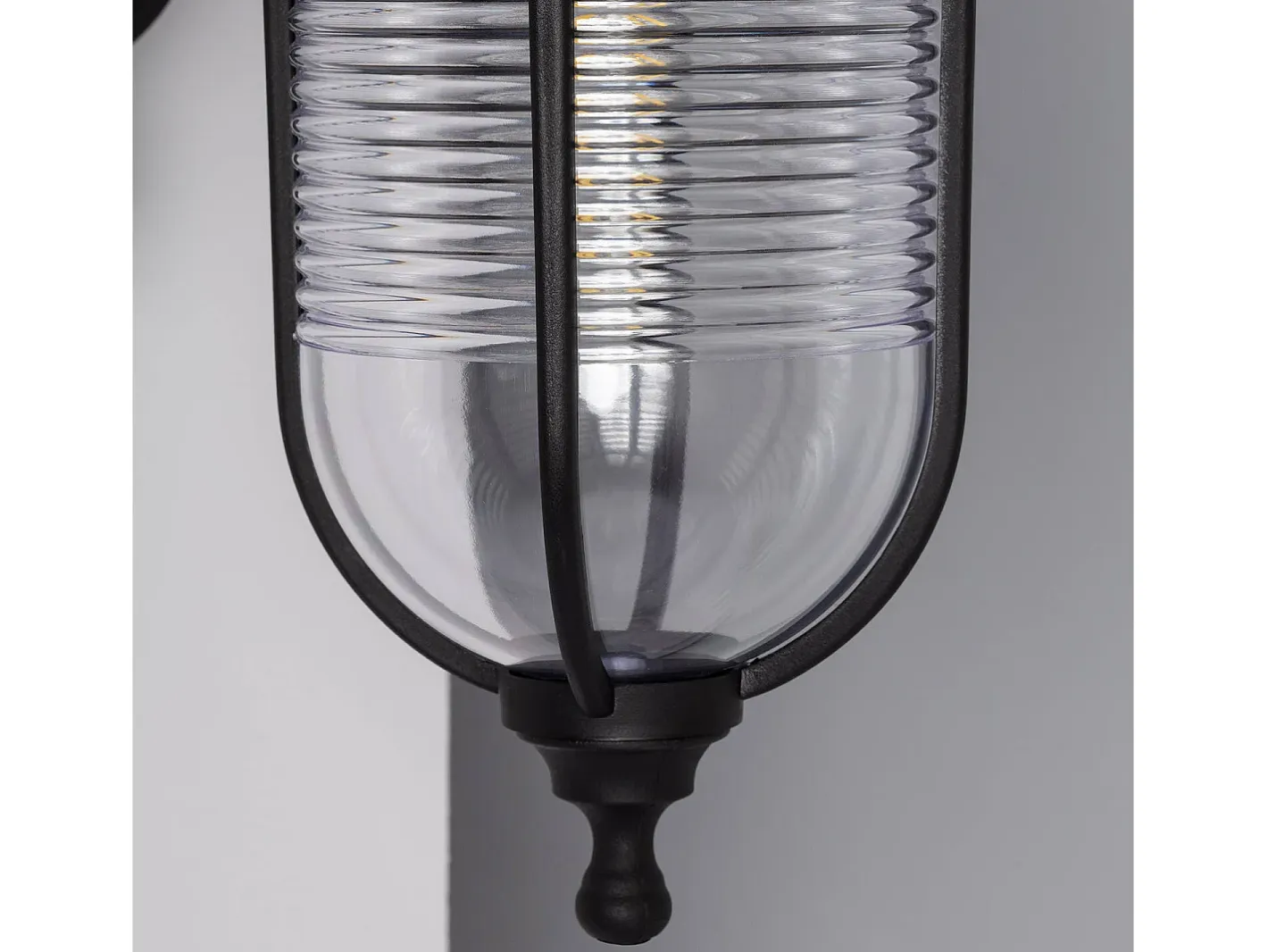 Ledkia Iluminación Exterior-Lámpara de Pared Exterior Berna Negro