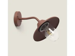 Online Ledkia Lámpara de Pared Exterior de Metal Perth Óxido Multicolor