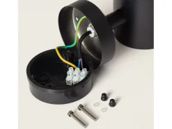 Ledkia Lámpara de Pared Exterior LED 5W Acero Inoxidable Inti Black 4000K Blanco Neutro Negro Online