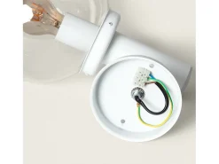 Ledkia Lámpara de Pared Exterior Acero Jeyko Blanco