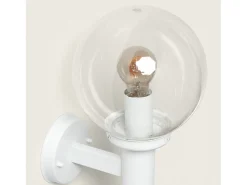 Ledkia Lámpara de Pared Exterior Acero Jeyko Blanco