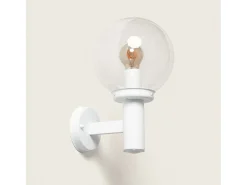 Ledkia Lámpara de Pared Exterior Acero Jeyko Blanco