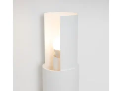 Sollux Lighting Lámpara De Pared Flash Minimalista De Acero - 2 Fuentes Luminosas - L.10 X A.37 Cm - Blanco Clearance