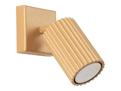 Sollux Lighting Aplique Para Pared-Lámpara de pared Gloow minimalista de aluminio - 1 fuentes luminosas 3000K - L.8 x A.8 cm - Dorado