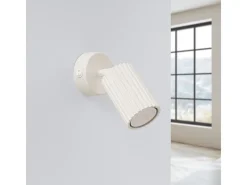 Sollux Lighting Lámpara de pared Gloow minimalista de aluminio - 1 fuentes luminosas 3000K - L.8 x A.16 cm - Beige New