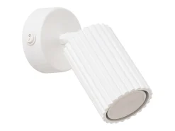 Sollux Lighting Lámpara de pared Gloow minimalista de aluminio - 1 fuentes luminosas 3000K - L.8 x A.16 cm - Blanco Discount