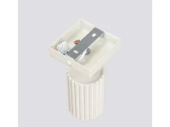 Sollux Lighting Aplique Para Pared-Lámpara de pared Gloow minimalista de aluminio - 1 fuentes luminosas 3000K - L.8 x A.8 cm - Beige