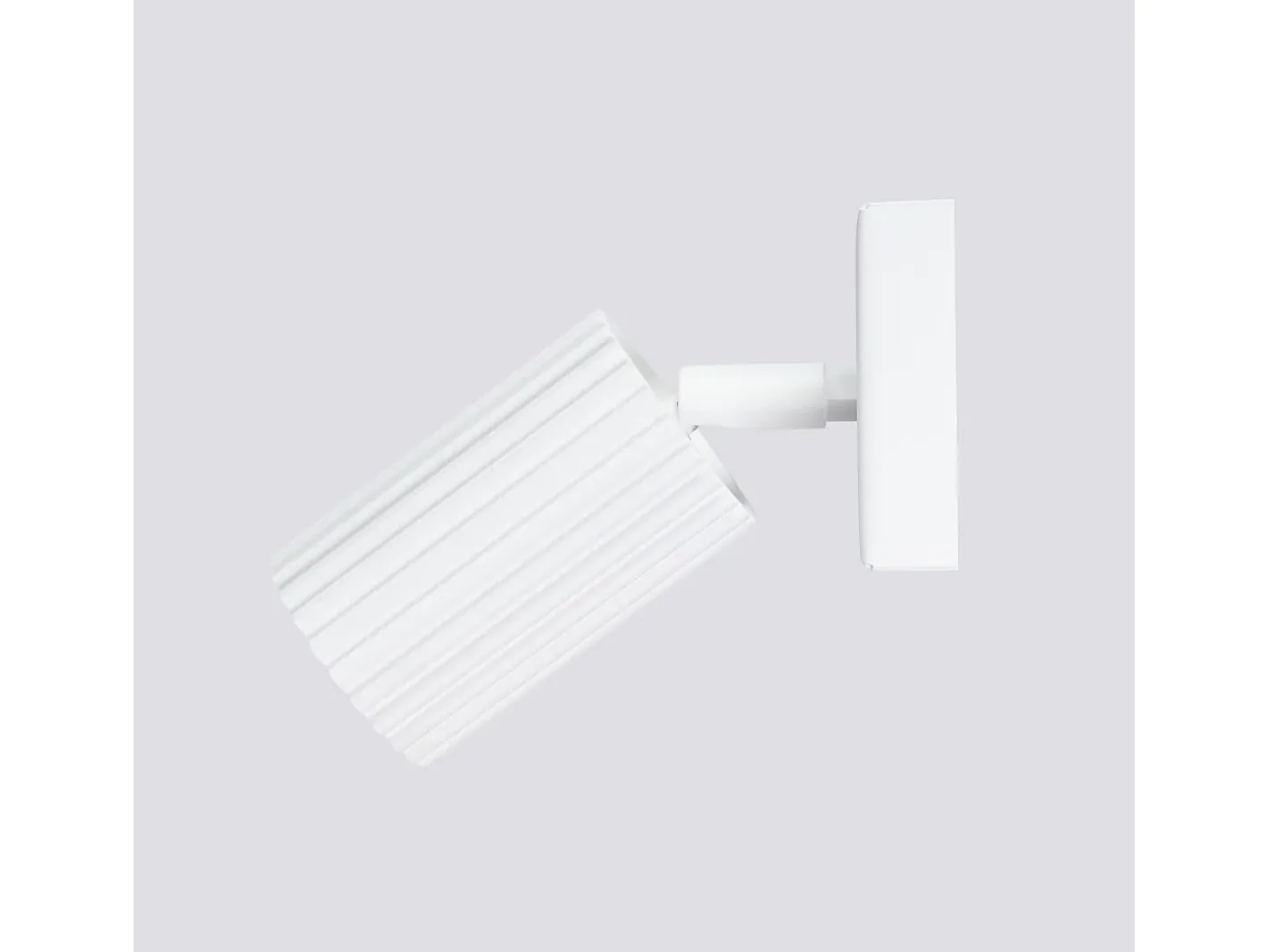 Online Sollux Lighting Lámpara de pared Gloow minimalista de aluminio - 1 fuentes luminosas 4000K - L.8 x A.8 cm - Blanco
