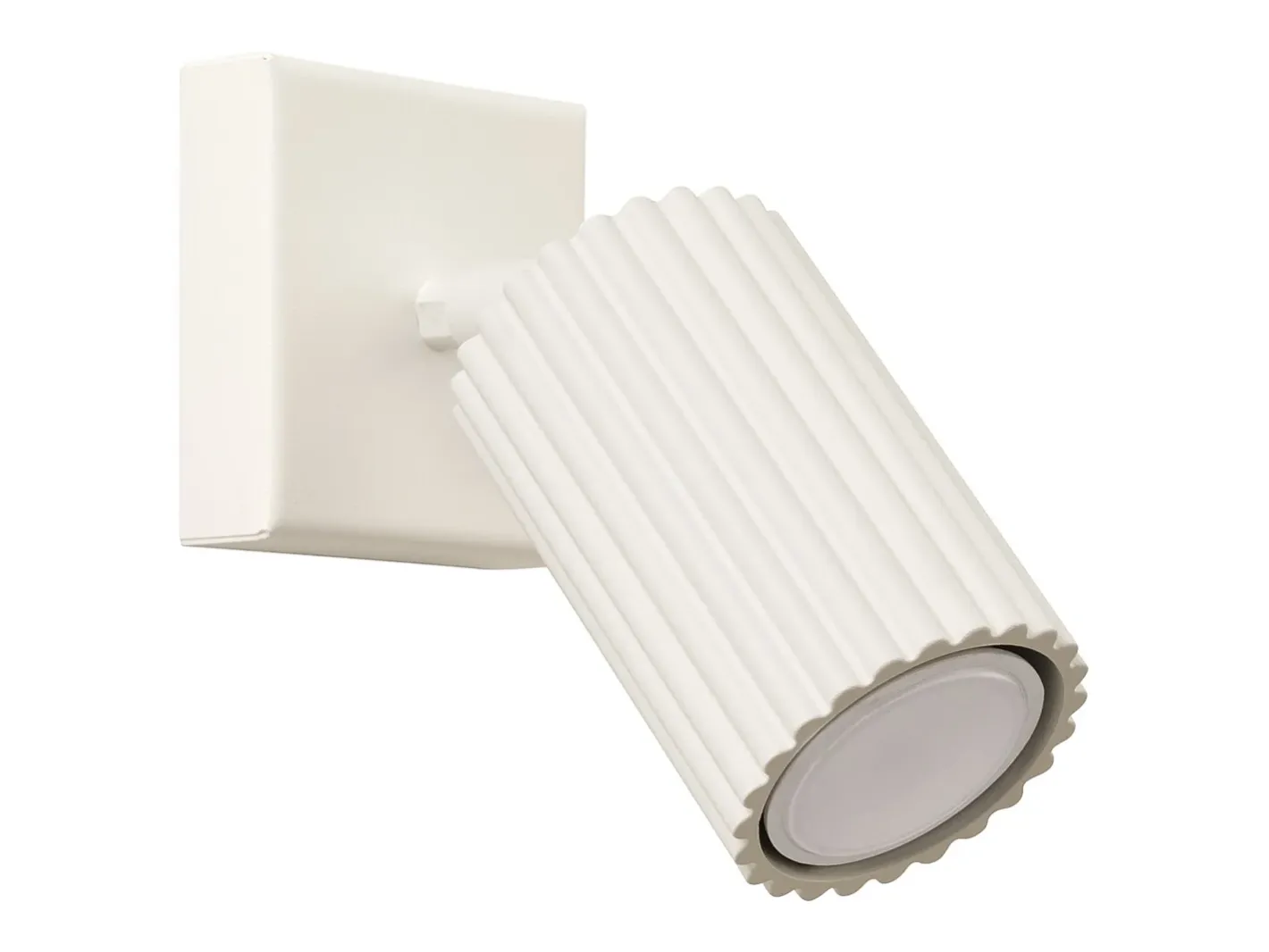 Sollux Lighting Lámpara de pared Gloow minimalista de aluminio - 1 fuentes luminosas 4000K - L.8 x A.8 cm - Beige Best