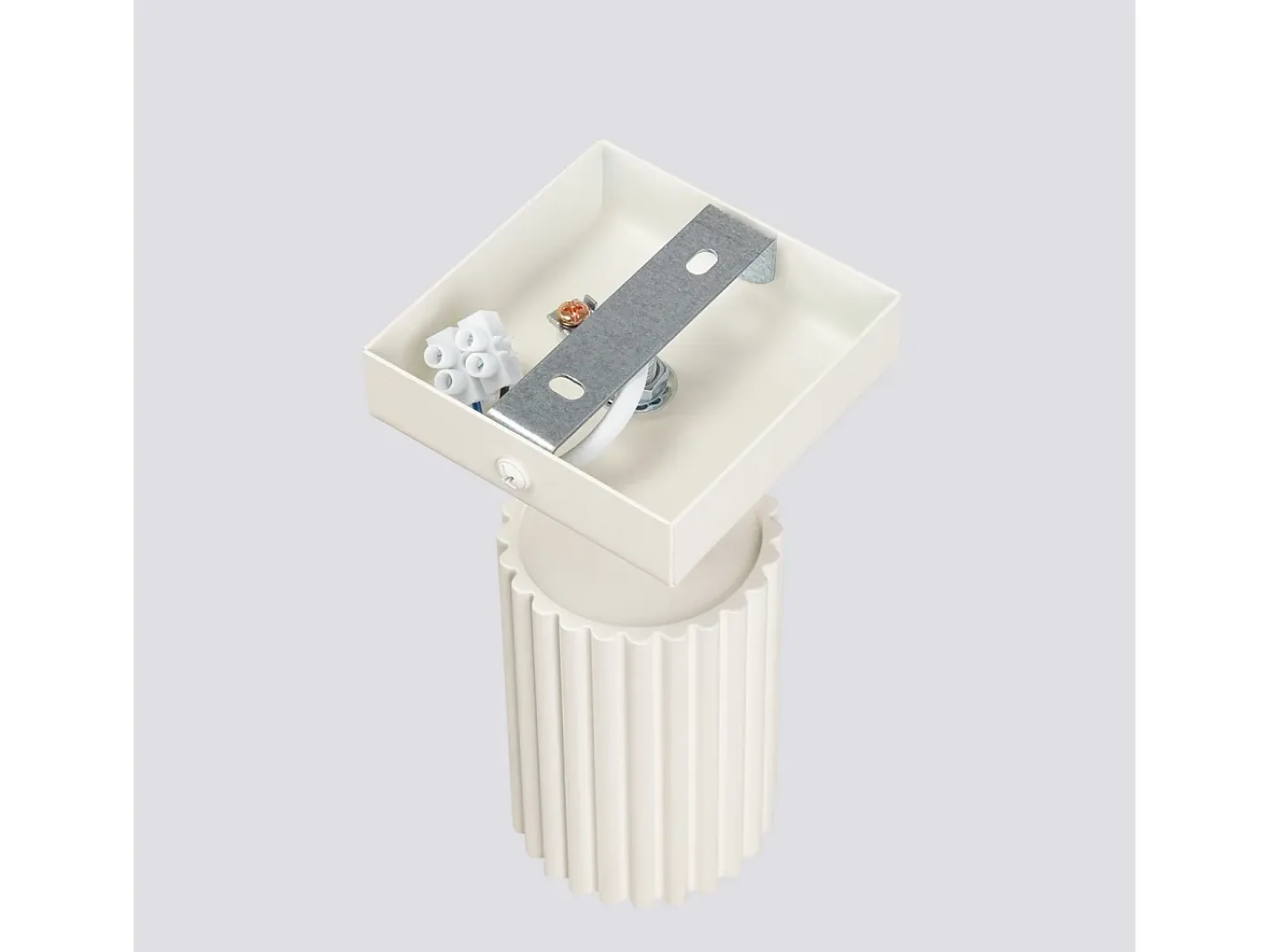 Sollux Lighting Lámpara de pared Gloow minimalista de aluminio - 1 fuentes luminosas 4000K - L.8 x A.8 cm - Beige Best