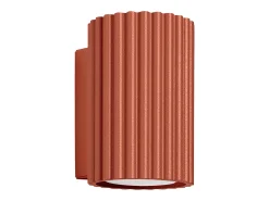 Sale Sollux Lighting Lámpara de pared Gloow minimalista de aluminio - 1 fuentes luminosas 4000K - L.6,5 x A.10 cm - ocre Rojo