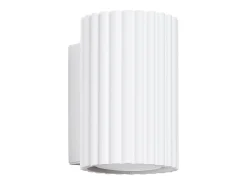 Sollux Lighting Lámpara de pared Gloow minimalista de aluminio - 1 fuentes luminosas 3000K - L.6,5 x A.10 cm - Blanco Outlet