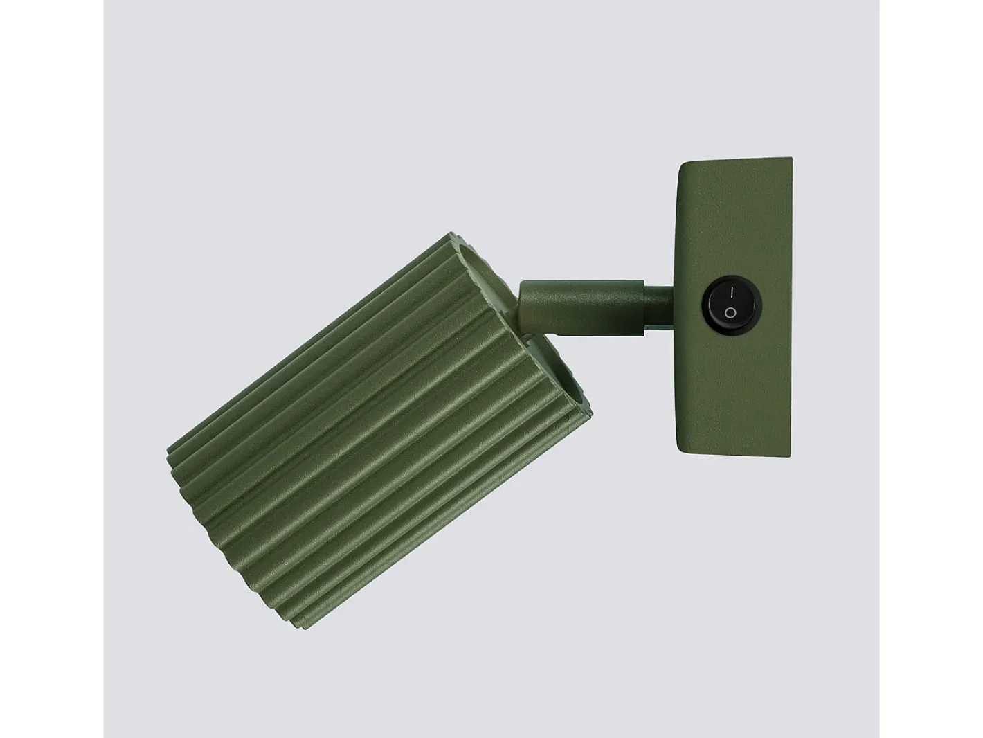 Sollux Lighting Lámpara de pared Gloow minimalista de aluminio - 1 fuentes luminosas 3000K - L.8 x A.16 cm - oliva Verde Online