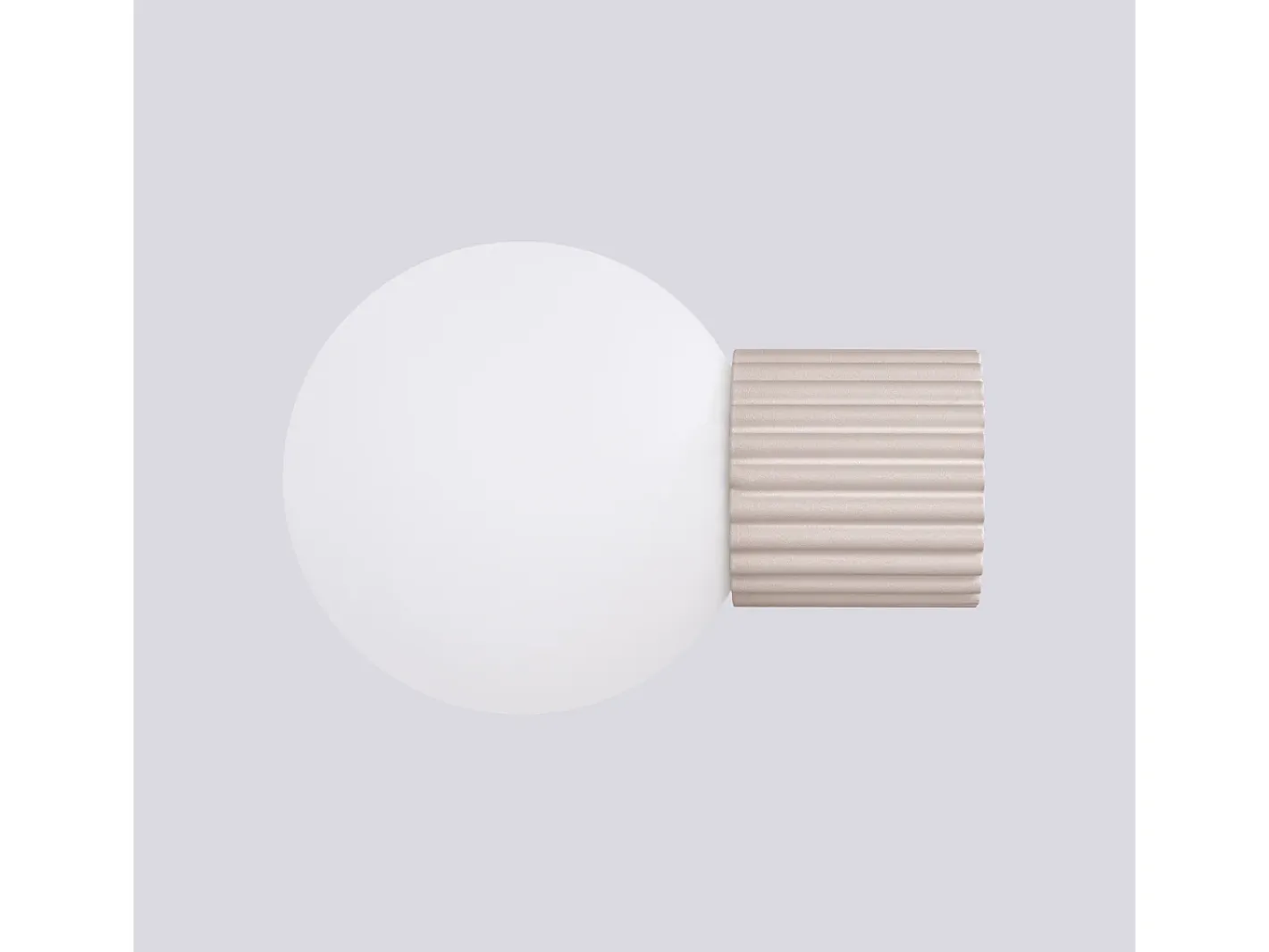 Sollux Lighting Lámpara De Pared Halo Moderno De Aluminio/Vidrio - 1 Fuentes Luminosas - L.12 X A.12 Cm - Gris Pardo Marru00f3n Best
